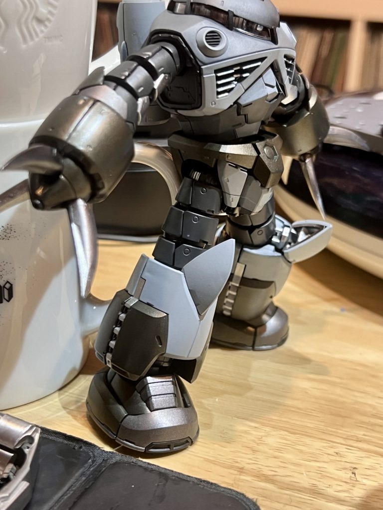 作品名：ズゴックさん配色ミスりました<p>なんだろう。この、溢れ出るデニム感。 やり直します。</p>
