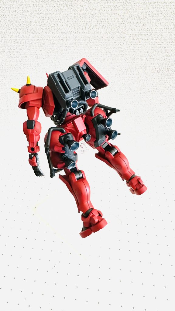 バックパックを装備してます。