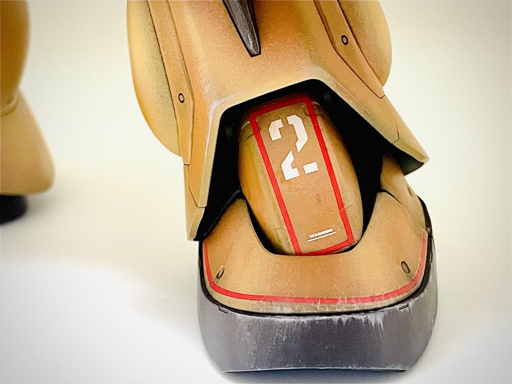 全体的にドライブラシを控えめに施してます。