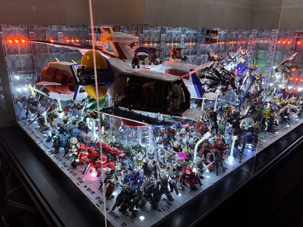 定位置。いつもここから見ながら酒飲んでます。