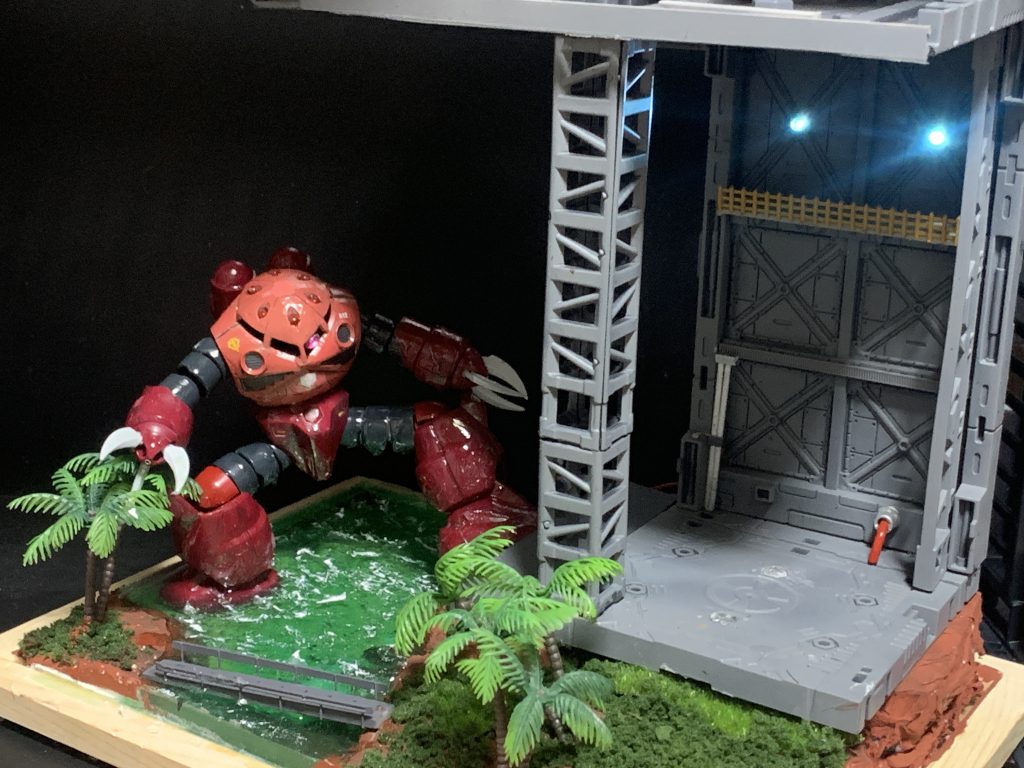 赤い彗星再び　（ジオラマ）–2枚目/制作者：雨乞猫