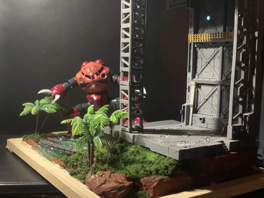 赤い彗星再び　（ジオラマ）