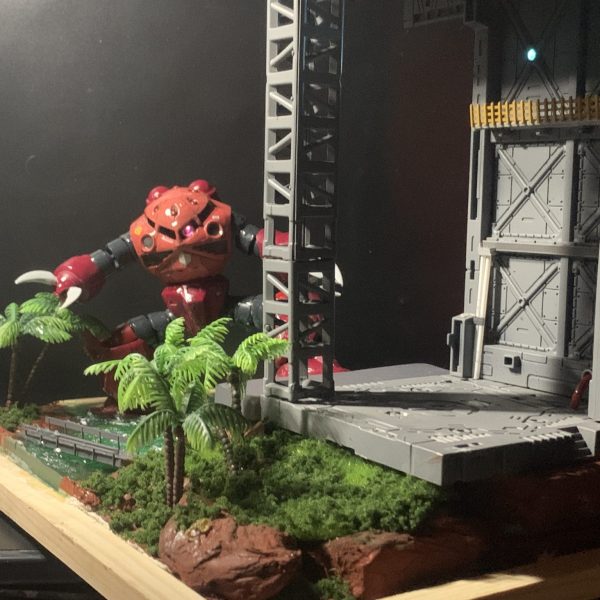 赤い彗星再び　（ジオラマ）