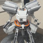 とりあえず巨大な足先を大まかにカタチ出し、爪先はまだない。太ももパーツも適当な骨[…]