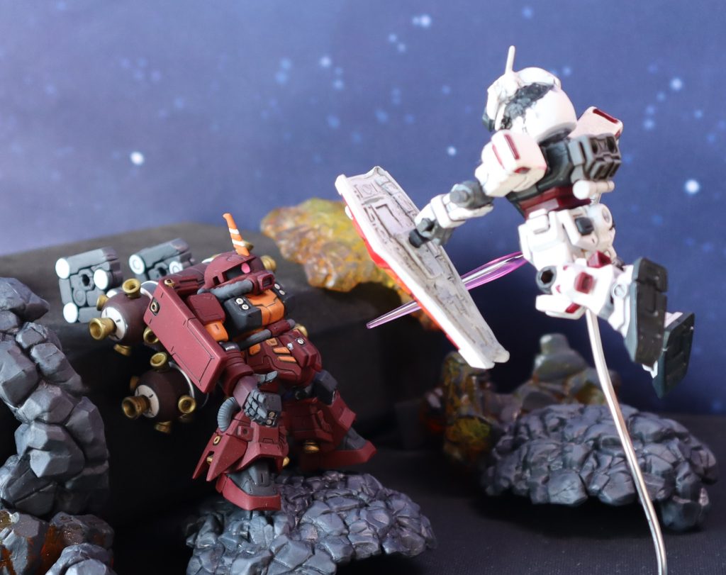 フルアーマーガンダム VS サイコザク〔ラストシーン〕（MSアンサンブル）