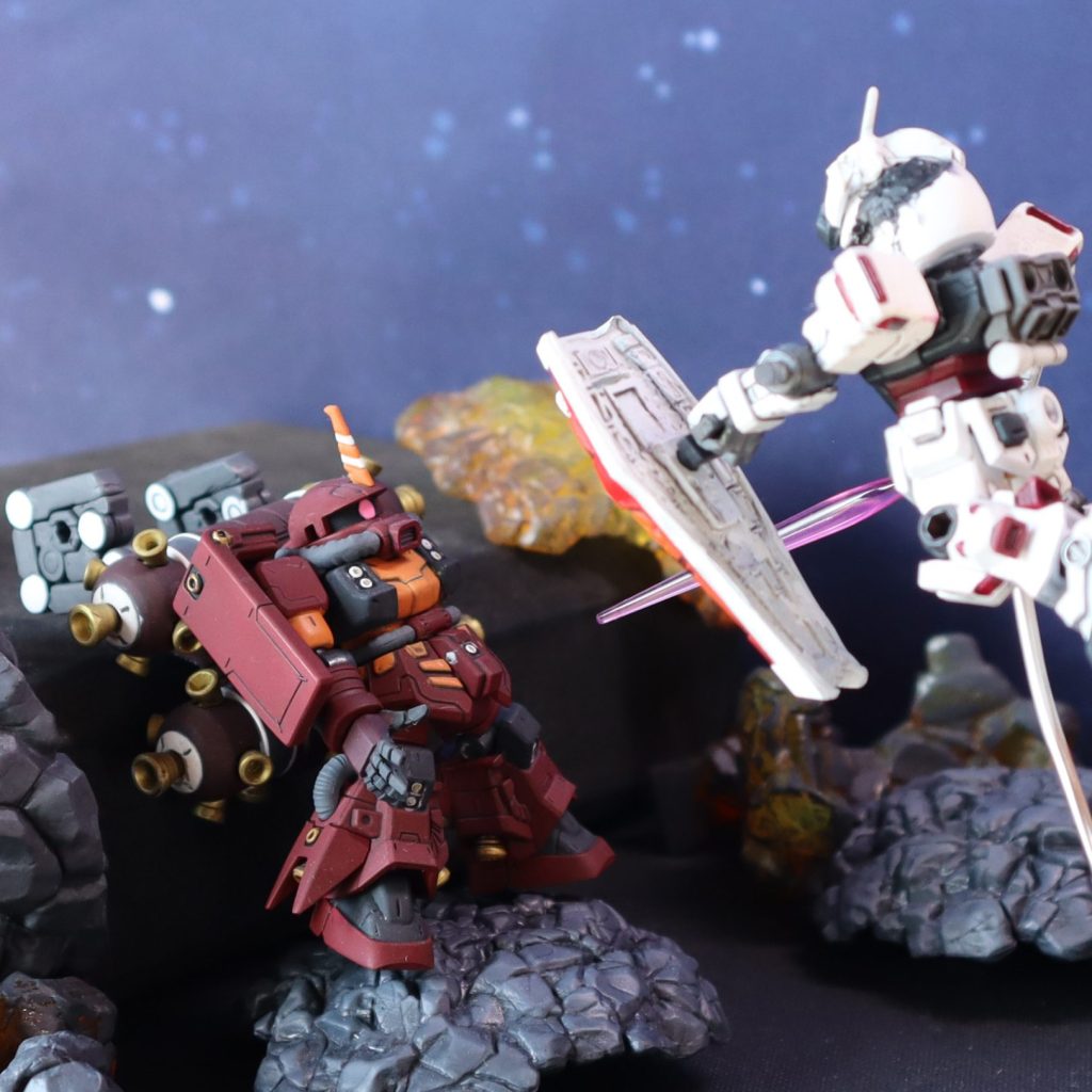 フルアーマーガンダム VS サイコザク〔ラストシーン〕（MSアンサンブル）