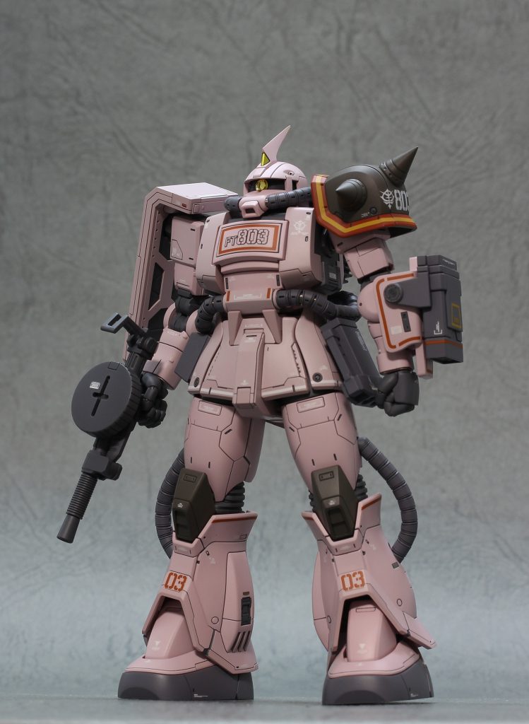 HG ザク・デザートタイプ ピンクパンサー隊機–2枚目/制作者：@yusukefac