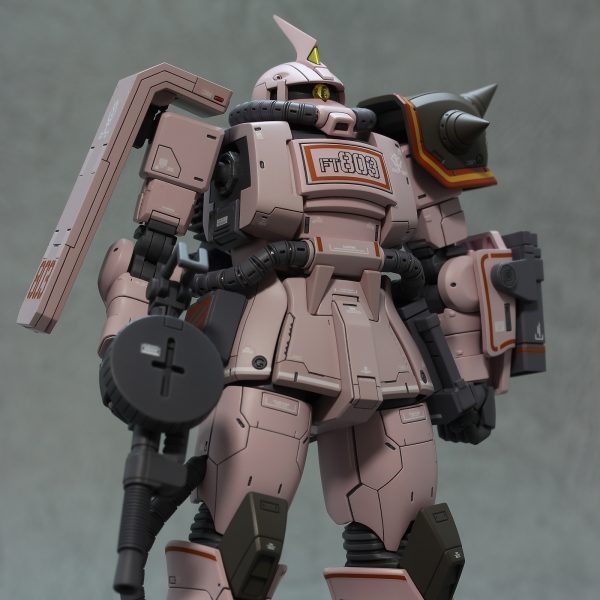 HG ザク・デザートタイプ ピンクパンサー隊機