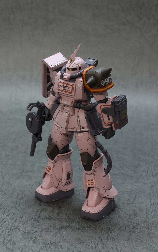 HG ザク・デザートタイプ ピンクパンサー隊機–5枚目/制作者：@yusukefac