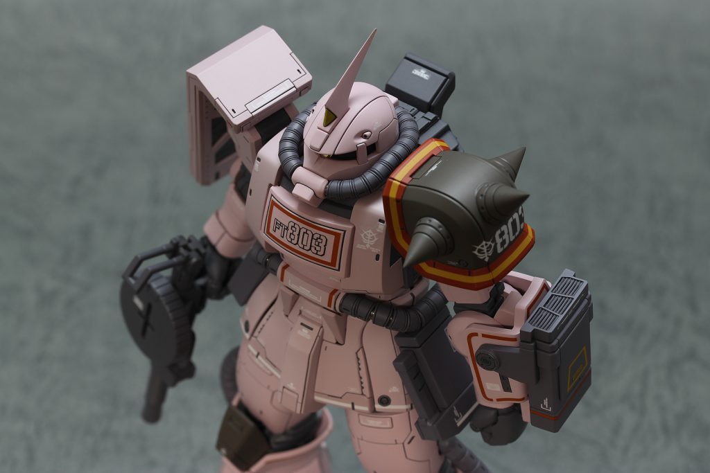 HG ザク・デザートタイプ ピンクパンサー隊機–6枚目/制作者：@yusukefac