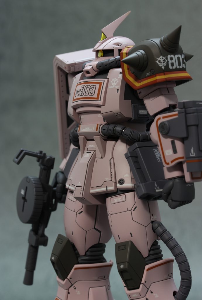 HG ザク・デザートタイプ ピンクパンサー隊機–8枚目/制作者：@yusukefac