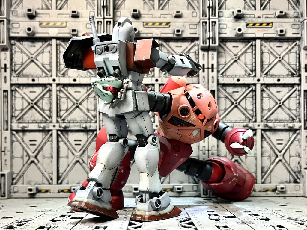 ジャブローに散る！名シーン再現