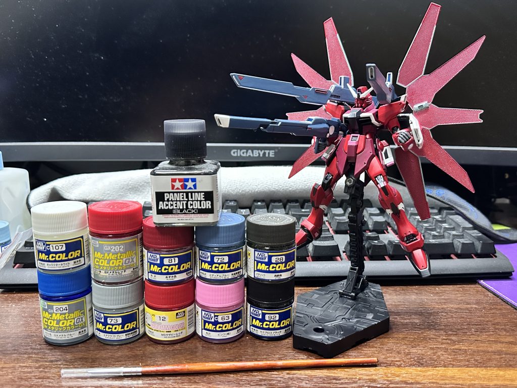 筆塗り全塗装 HG-デスティニーガンダム (ルナマリア・ホーク専用機)–5枚目/制作者：KaTim