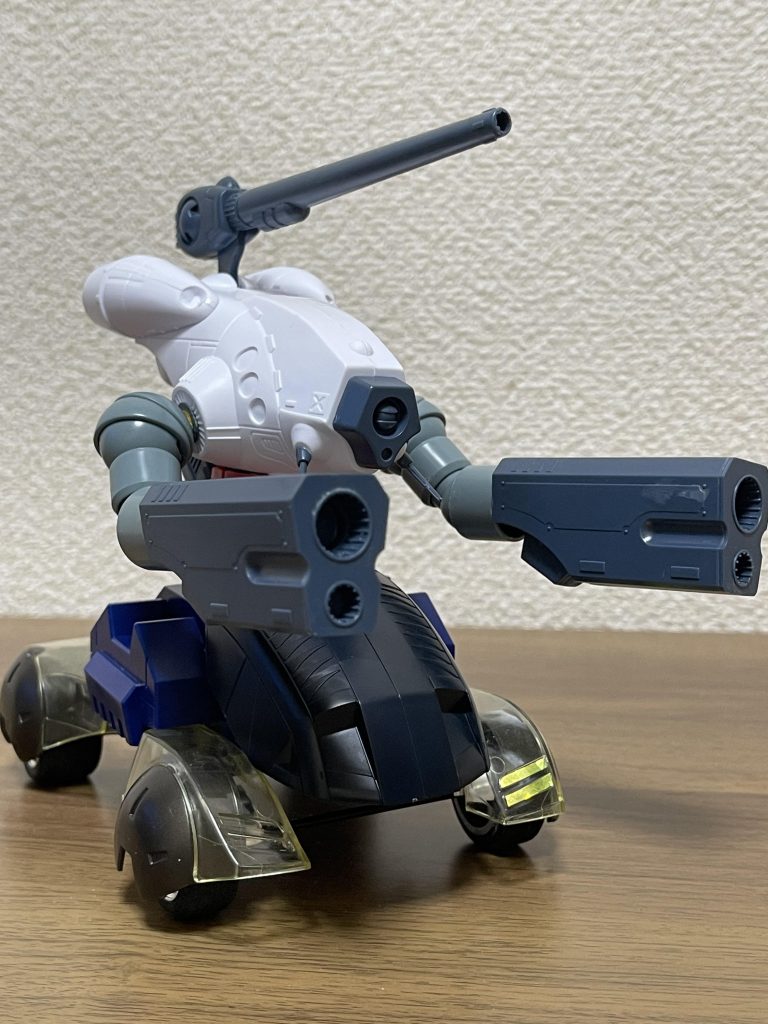 前作で今年の投稿は終了の予定でしたが、そういえば紅白用の機体を準備してなかったなと思い突貫で作成。戦場を駆け回り一撃離脱で戦う感じのガンタンクで作成しました。カウボーイのようなところから銃のウィンチェスターというのを拝借し命名した感じです🔫