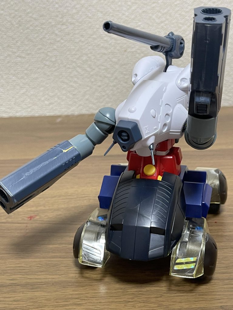 今回は突貫ということもあり塗装は行ってません。カラーイメージはまだ考えてませんが、今のこの色をそのまま塗るのも悪くないのかなと思ってます。年明けのどこかで塗装と墨入れとトップコートして改修型として投稿しましょうかねw