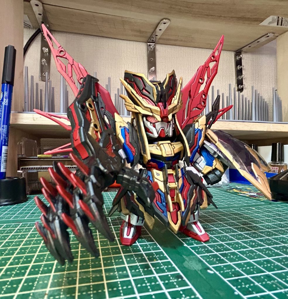 悪役感満載のデスティニー!フリーダムよりかっこいい( ˘ω˘ 🫶)腕の禍々しさも相まってかっこよすぎる‥