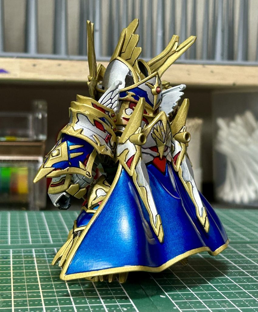 今回は全メタリック色での塗装となってキラびやかな見た目に仕上がりました(*´`*)前回の反省点を活かしつつ、トップコートは半光沢で仕上げいい感じにまとまったと思います！