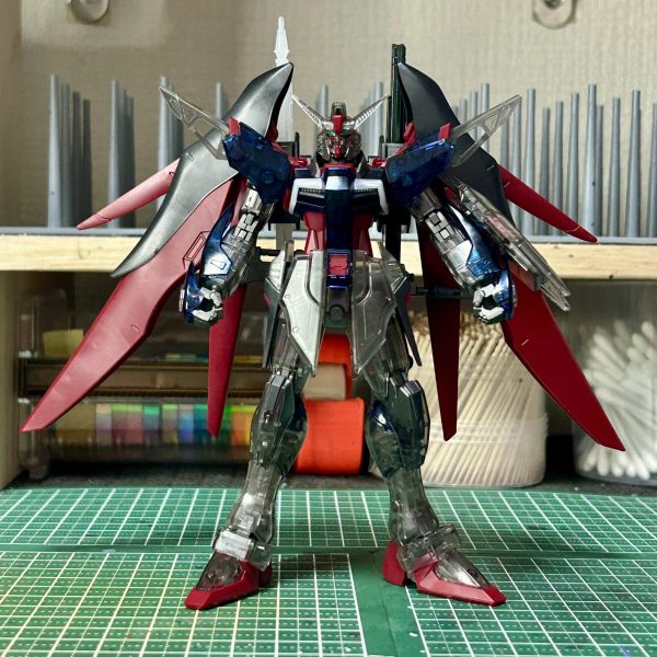 分身はこうやるんだぁ！！WithデスティニーガンダムSPECⅡ クリアカラー