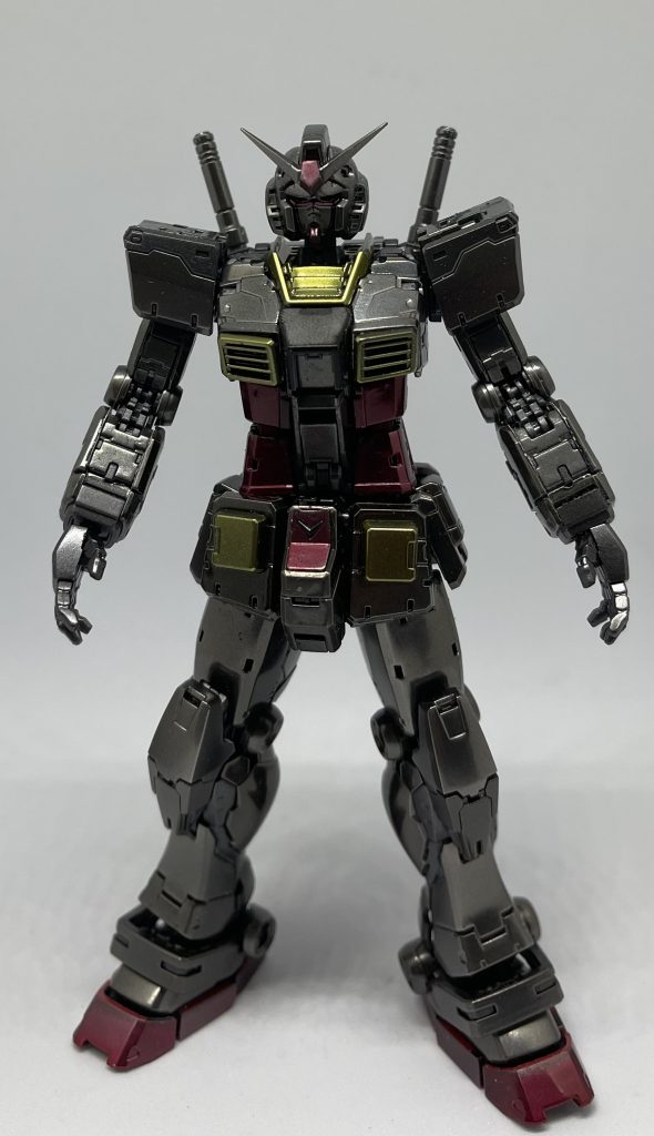 NeoGunmetallicとフィニッシュクリア ブラックの色味が似すぎていて区別がつかないですね^^;