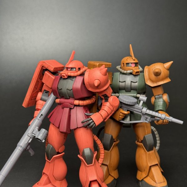 HGUC シャア専用ザク&ガルマ専用ザク