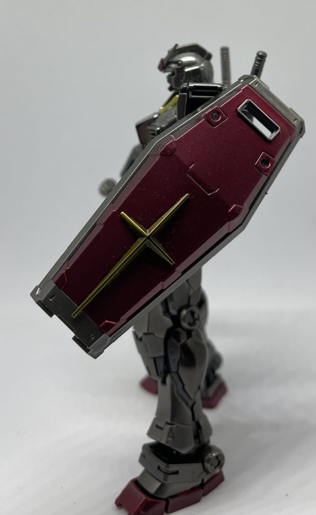 シールドについた指紋をティッシュで取ったあとのケバケバを取り忘れてます^^;