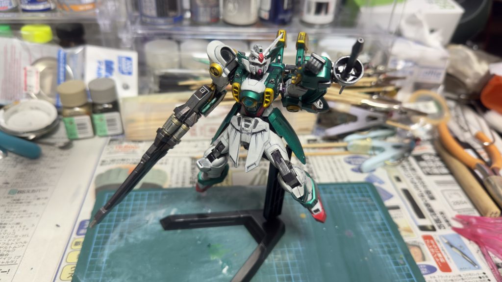 金の締まりも素敵つまり初エアブラシでも全部良い感じにできました!笑