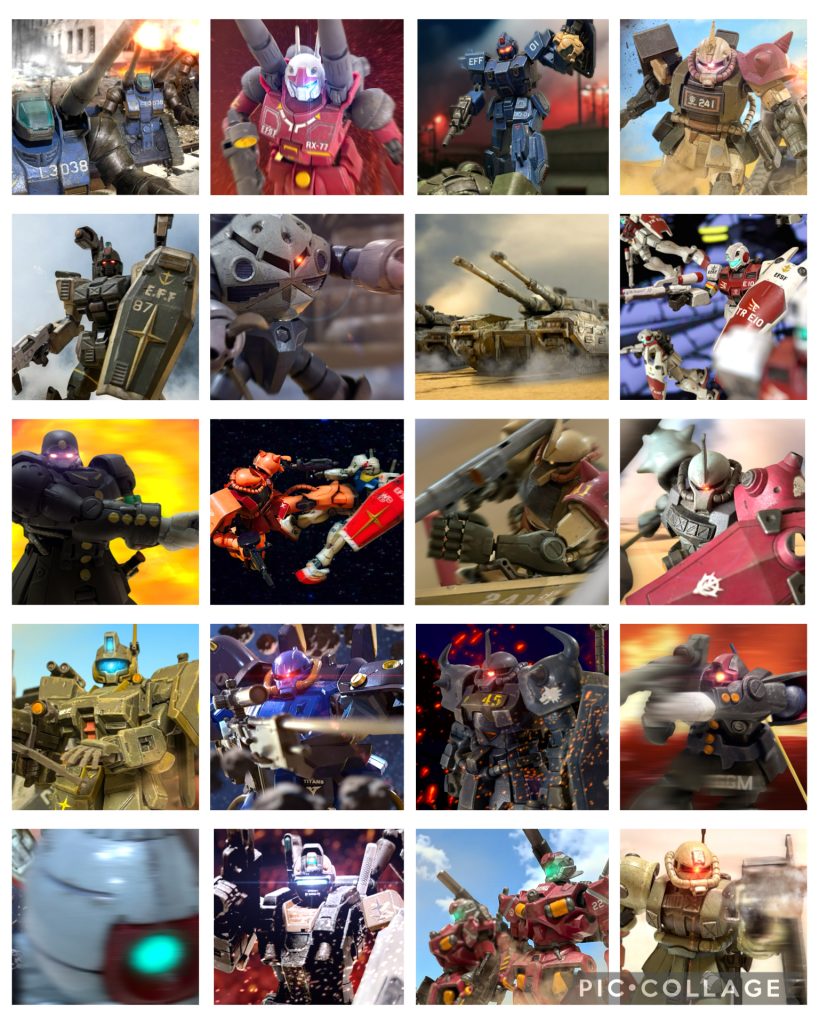 以上、１０点選んでみましたが、入れなかった作品もどれもそれなりに思い入れがあるので選べないのが本音です笑ただ、個人的には制作・キャラ・ストーリー共にシャドウファントム第２部が全体的にお気に入りです。昨年の１２月からGUNSTAに登録し、毎日楽しませていただいておりますが、皆さんもひとつひとつの作品に思い入れがおありだろうなということを想像すると、また、胸が熱くなるものがあります。ガンプラ好き同士の熱量をシェアできるGUNSTA、大好きです(gandam-hand2)さて、明日からは、シャドウファントムクリスマス編を２夜連続で（投稿は朝ですが笑）、２９日からは紅白戦に参戦３日連続投稿にチャレンジしたいと思います。ストーリー仕立ての投稿も含めて、主役のキットは全て新作にしてあります(gandam-hand1)