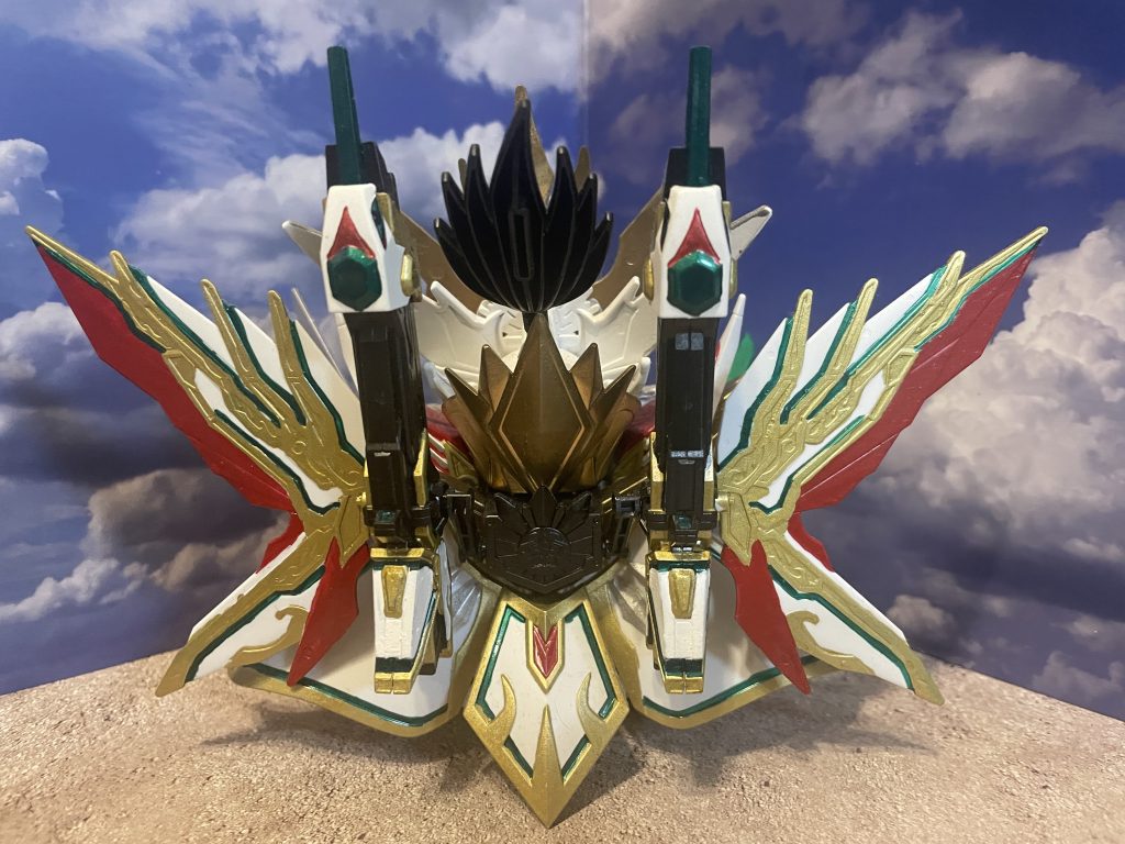 バックショット^_^ライフルと肩アーマーとバックパックで支援機とも思いましたが、塗装の関係でギチギチのリスクにより泣く泣くオミット