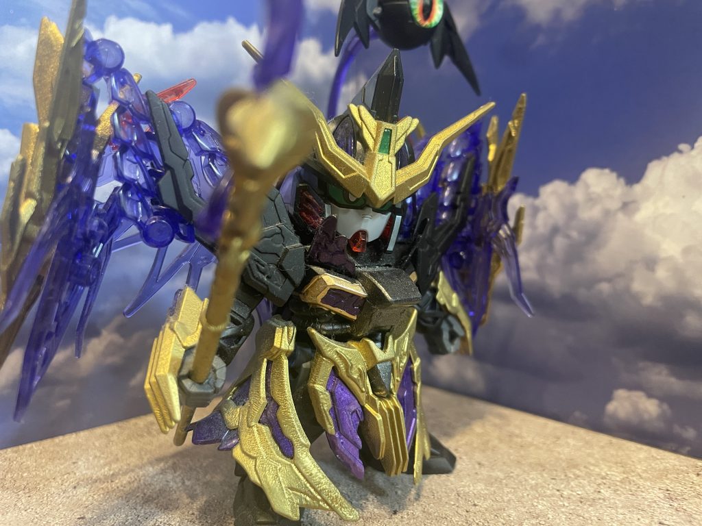 ガッと杖を構えて！