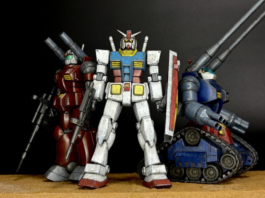 今年のガンプラ目標が達成されて、今は達成感に包まれています。7月中に夏休みの宿題をほとんど終えた優等生の気分(gundam-kao7)最後までご覧頂きありがとうございました!