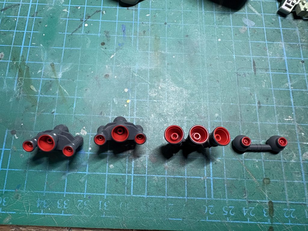 バーニアの塗り分け