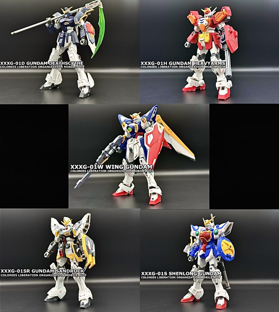 ガンダム５機確認