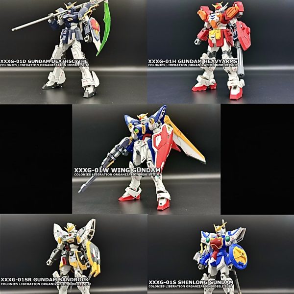 ガンダム５機確認