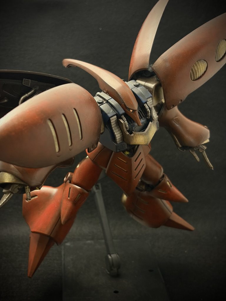 キュベレイMk-Ⅱ プルツー専用機 〜曲面主体のキットに陰影をつけて