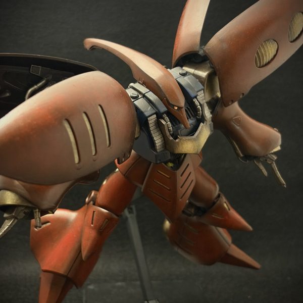 キュベレイMk-Ⅱ プルツー専用機 〜曲面主体のキットに陰影をつけて