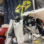 形だけ出来たビームフラッグ！整形が大変だ…