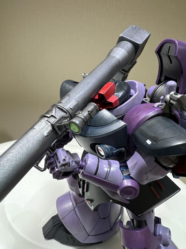 スコープは覗ける様に30度ほどズラしました。