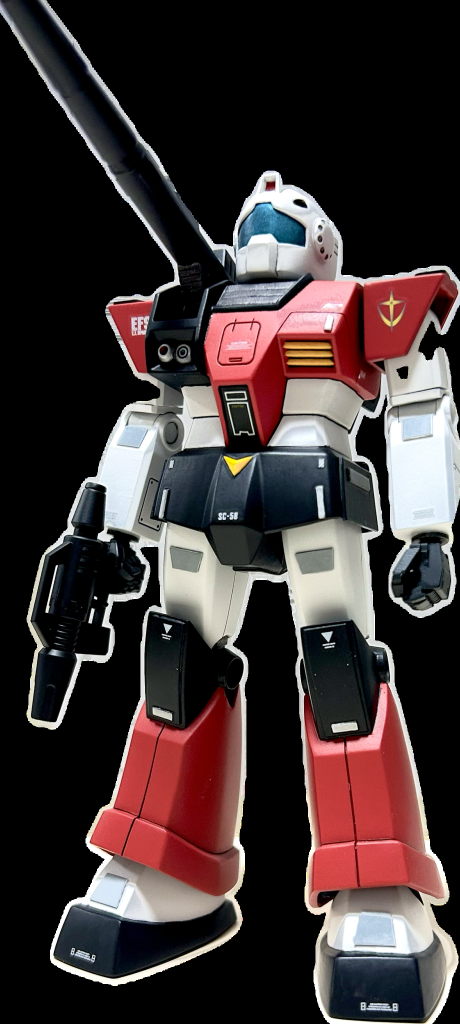 赤はサザビーレッドをエアブラシです。綺麗に吹けて満足です。