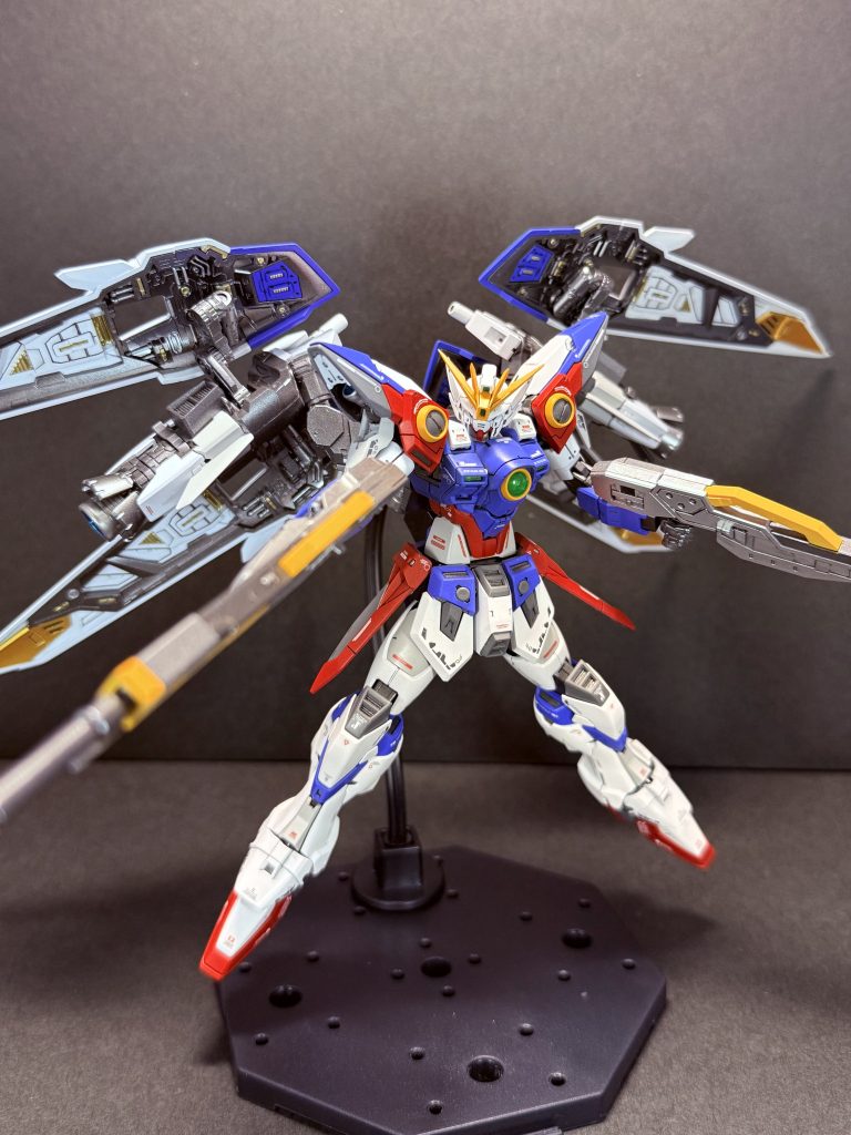 ポージング①バスターライフル2丁持ち