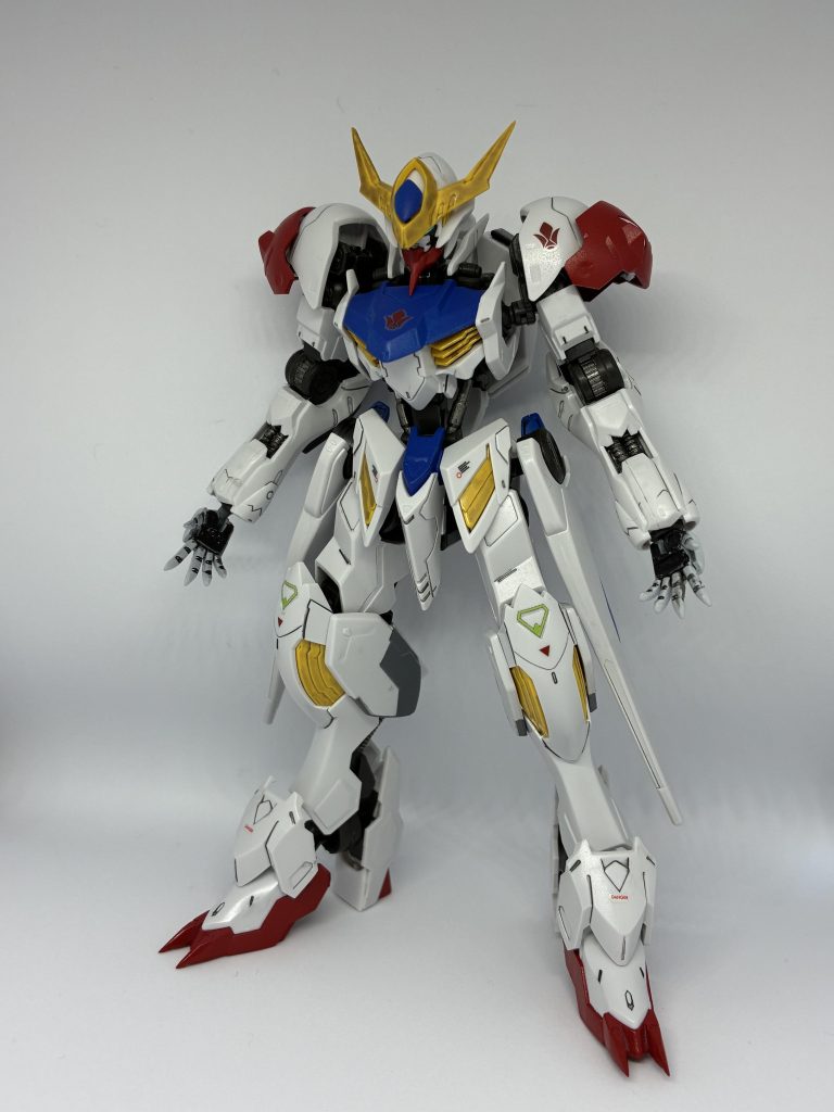 以上です。余談ですが、理由は定かではないですが4歳の娘がとても気に入ってくれました。「鉄血」機体制作は初でしたが、シリーズ独特のフレームがカッコよく、また作りたくなりました。