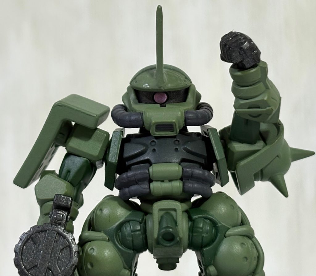 「んもー!!」のポーズ。