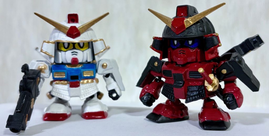 白い農丸と赤い農丸。