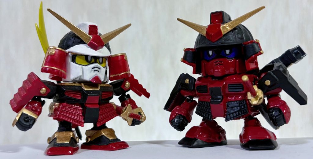 兄の武者と一緒。一見似ているようで全然違う二人。