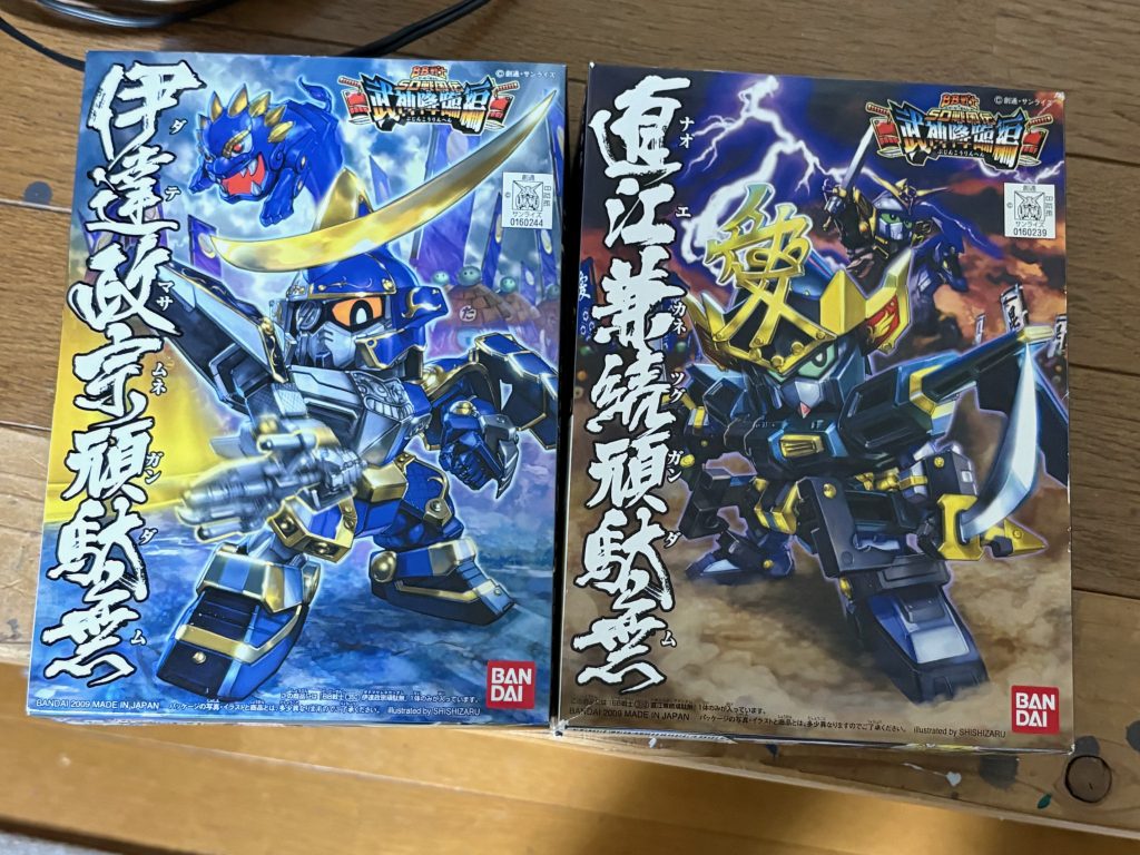 作品名：とどまることを知らない武者頑駄無熱。<p>今日は行きつけの駿河屋で自分が欲しかった武者頑駄無のプラモをゲットした。多分2009年ごろに武者烈伝のキットをリデコしたキットだと思うが、値段も安くなっていたので二体買ってきた(gundam-kao2) ここに来て駿河屋 […]</p>
