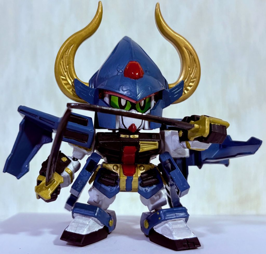 腕が曲がる事で二刀流のポーズも自由自在に付けられるようになった。