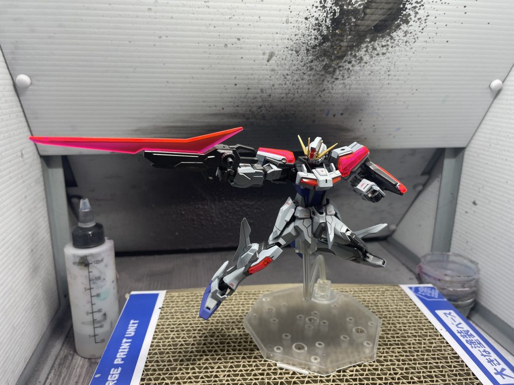 SEED打ちポージングEGですがバッチリ決まりますね。エフェクトパーツがいいです。