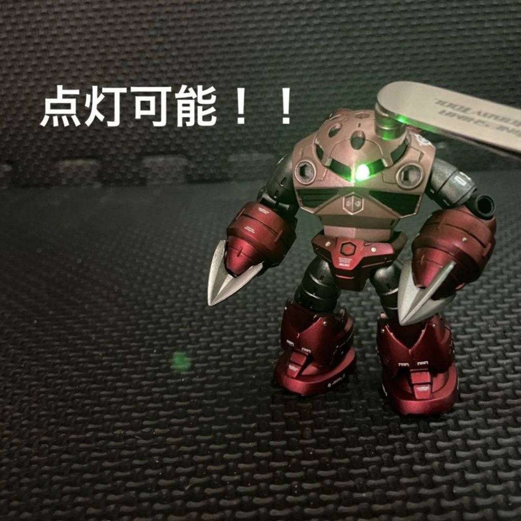 LED搭載　モビルスーツアンサンブル　ズゴック　キャンディ塗装–2枚目/制作者：Zigma