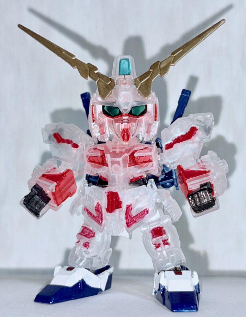 何気にユニコーンを組み立てたのはこれが初めてである(gundam-kao2)