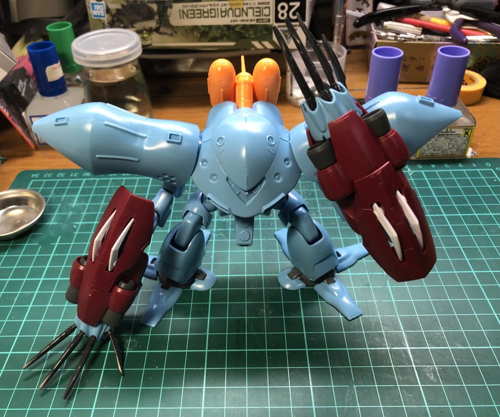 塗装前、つるんつるん