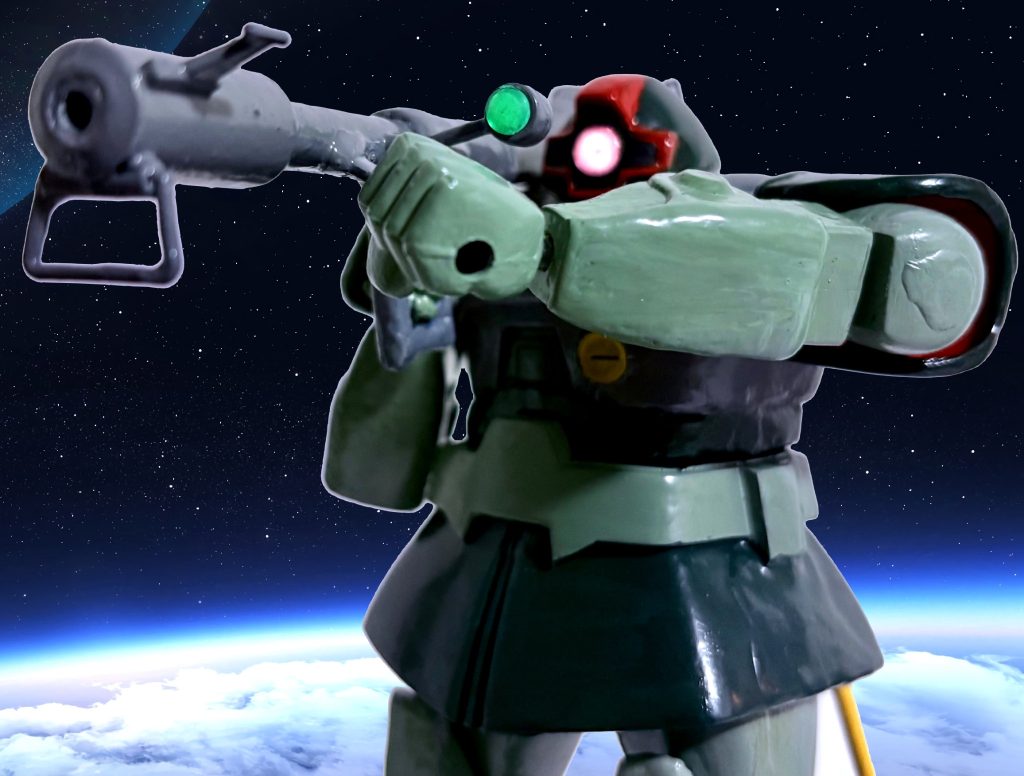 【旧キット改造】リック・ドム（ライトグリーンVer.）